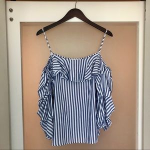 Blue&White Stripped Elodie Top